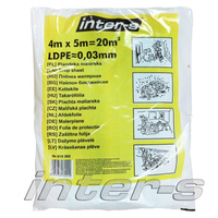 PLANDEKA MALARSKA 4/5 ŻÓŁTA