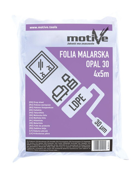 PLANDEKA MALARSKA 4/5 OPAL 30 mikr.