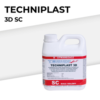 TECHNIPLAST 3D - SC PRZEZROCZYSTY UTWARDZACZ DO ŻYWICY EPOKSYDOWEJ DO WYKONYWANIA ODLEWÓW 0,4 KG