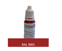 Barwnik do żywicy epoksydowej pełny czerwony 10ml